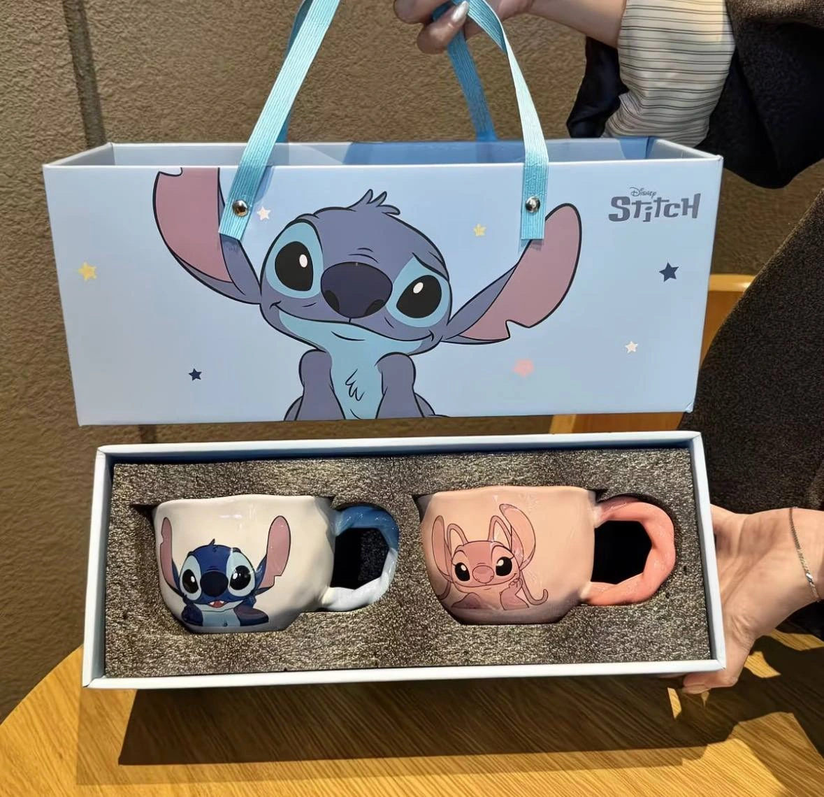 Набор кружек Stitch и Angel
